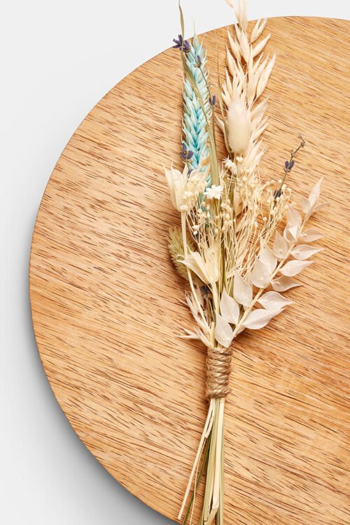 Corsages Blauw Paars Tafelboeket
