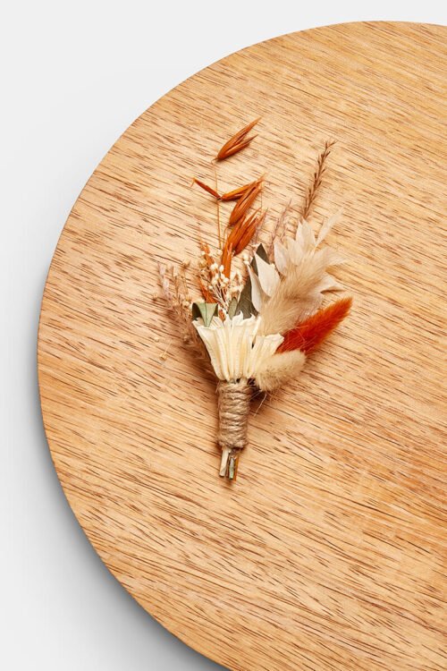 Corsages Roest Bruidegomscorsage