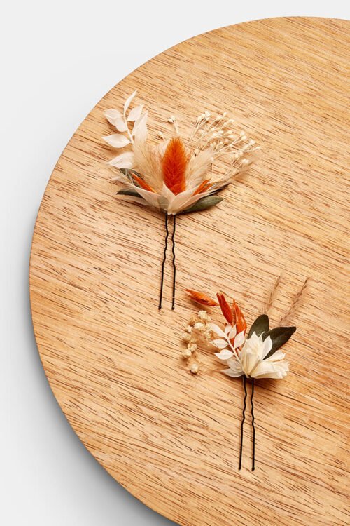 Corsages Roest Haarpin