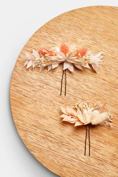 Corsages Roze Haarpin