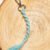 Macrame draai sleutelhanger blauw_1 Macrame draai sleutelhanger blauw_1