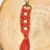 Macrame sleutelhanger kraal bruin Macrame sleutelhanger kraal bruin