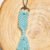 Sleutelhanger visgraad blauw